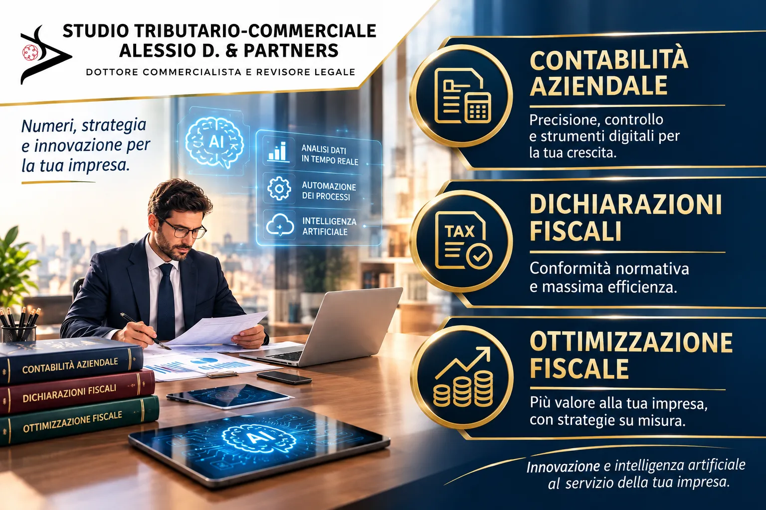 Contabilità per imprese e professionisti, Dichiarazioni fiscali e Bilancio in modo innovativo